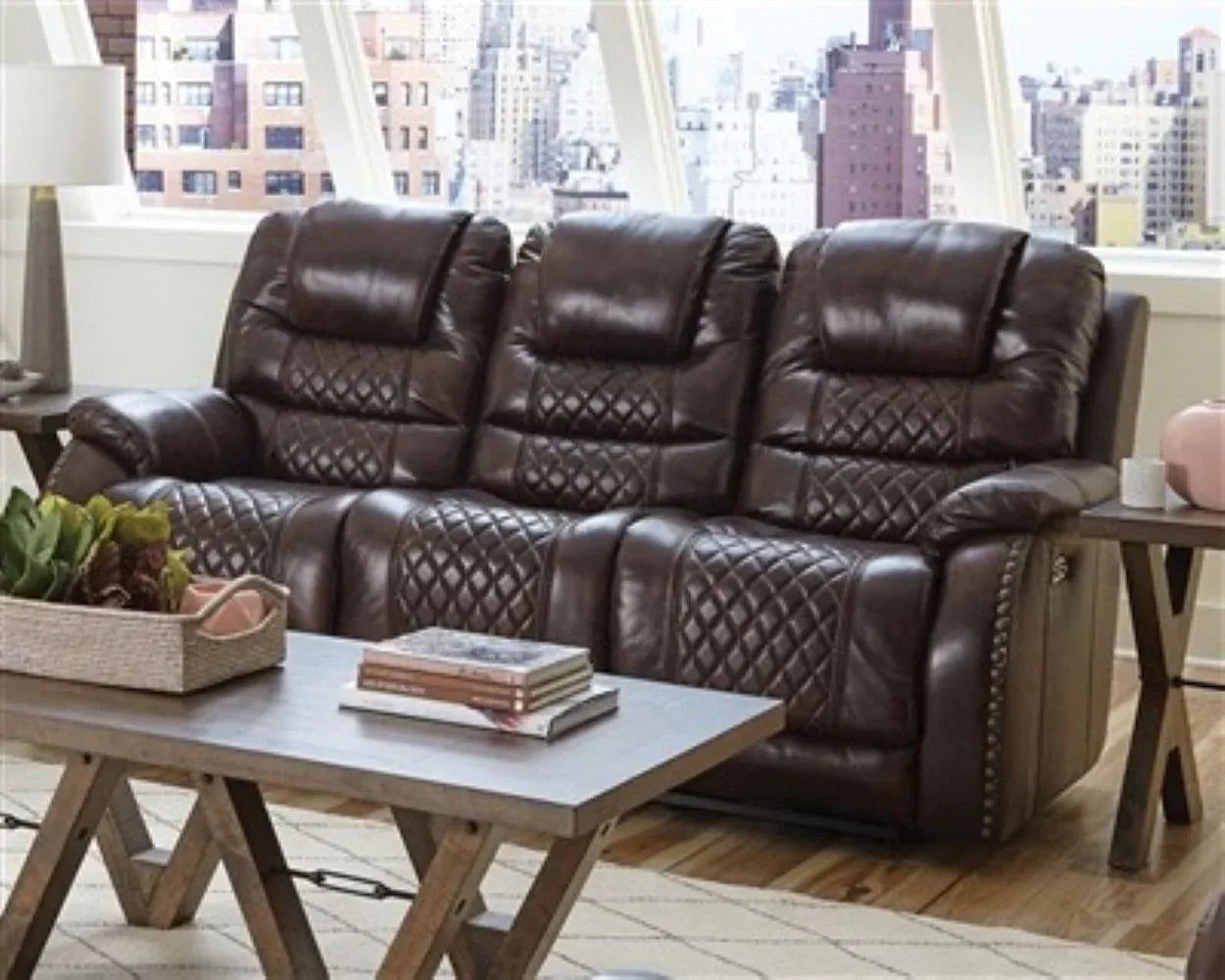 Mikkel Manual Leatherette Recliner - Torque India